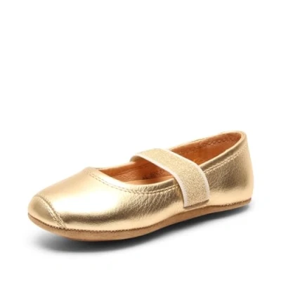 Afbeelding van Bisgaard Gesloten balletschoenen voor dames, Goud