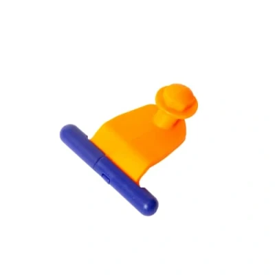 Afbeelding van Peggy Peg Croc adapter Set Blauw Oranje Tent Haringen
