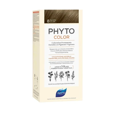 Afbeelding van Phyto Coloration des cheveux Phytocolor permanente 8 Blond clair