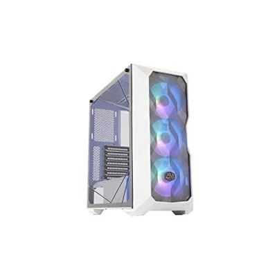 Image de Cooler Master MasterBox TD500 MESH Tour ATX étendu panneau latéral fenêtré (verre trempé) pas d&#039;alimentation (ATX) blanc USB/Audio