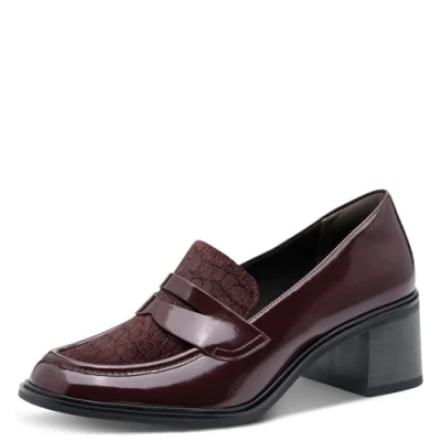 Afbeelding van Tamaris Trotteur 1 24464 45 Pantoufles pour femme, Merlot Comb, 42 EU