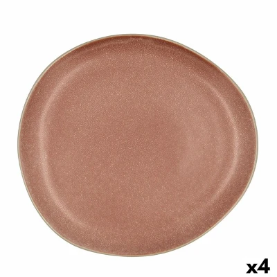 Afbeelding van Eetbord Bidasoa Gio Incidenteel Bruin Keramisch 26,5 cm (4 Stuks)