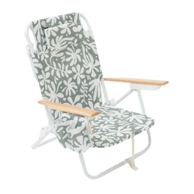 Afbeelding van SunnyLife The Vacay Luxe Strandstoel Olijfgroen