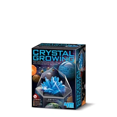 Afbeelding van 4M Science in action: CRYSTAL GROWING RUIMTE / Blauw 9cm, met gedetailleerde instructies, doos 11,5x6,3x15m, 10+
