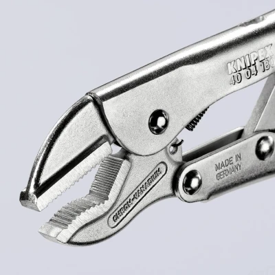 Afbeelding van Knipex 40 04 180 Griptang Recht met uitsparing voor prisma 0 35 mm