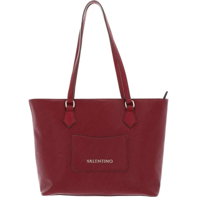 Afbeelding van VALENTINO Schoudertas Posillipo Shopping Rosso Scuro Rood