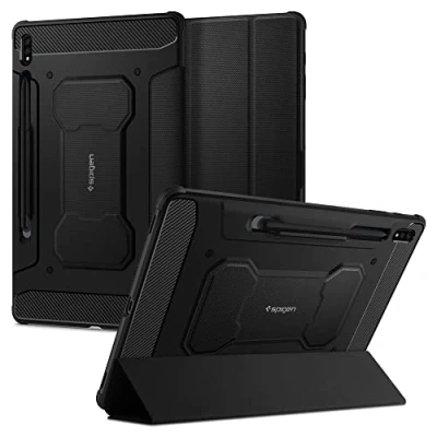 Afbeelding van Spigen Rugged Armor Pro compatibel met Samsung Galaxy Tab S8 Plus/Galaxy S7 Plus (2020), zwart