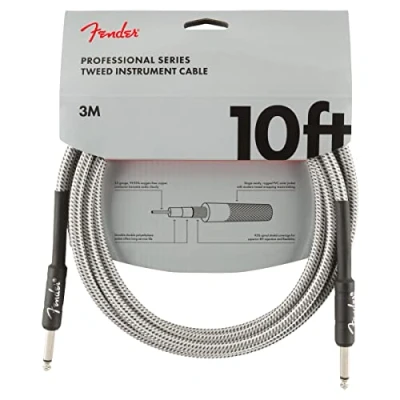 Afbeelding van Fender Professional Series instrumentkabel 3 m Gitaarkabel