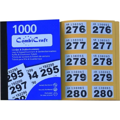 Afbeelding van Nummerblok 1 1000 assorti