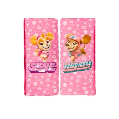 Image de PAW PATROL Lot de 2 mini coussinets ceinture Skye et Liberty pour filles avec les personnages Liberty. Idéal ceintures siège enfant. Particulièrement confortables lavables.