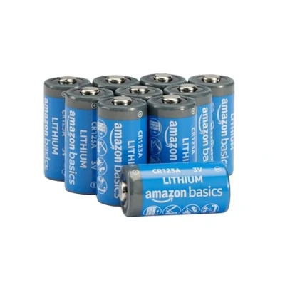 Afbeelding van Amazon Basics CR123A lithiumbatterijen, 3 V, 10 stuks