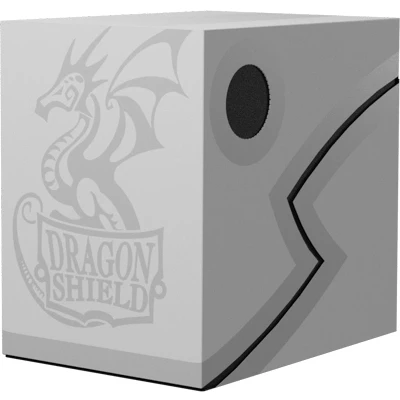 Afbeelding van Dragon Shield Double Shell Ashen White and Black