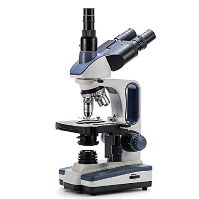 Afbeelding van SWIFT SW350T Vergroting 40X 2000X Jacht Pot Hoofd Trinoculaire Microscoop Laboratorium voor Onderzoek met Oculairs WF10X/25X Mechanische Object Tafel Abbe Condensator Compatibel Camera