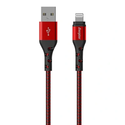 Afbeelding van C520LKRD USB naar Lightning Gevlochten Nylon Kabel 2m (Rood)