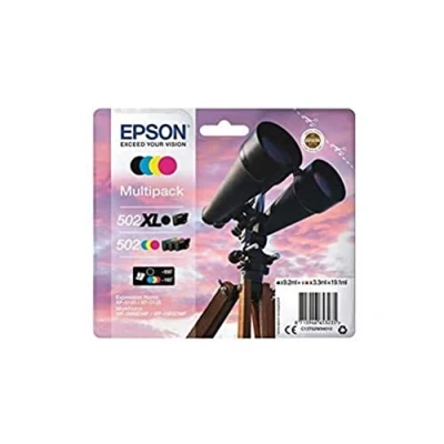 Afbeelding van Inktcartridge Epson 502XL 502 T02W9 zwart + 3 kleuren