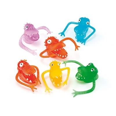 Afbeelding van Baker Ross ET387 Vingerpoppen in monstervorm, 10 stuks, poppen voor kinderen, perfect cadeauzakjes feestjes en kindergeschenken, 12 x 9 2,3 cm
