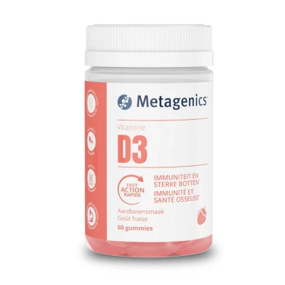 Afbeelding van Metagenics Vitamine D3 Gummies Aardbei