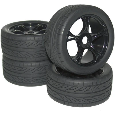 Afbeelding van Reely 1:8 Buggy Complete wielen Street 5 spaaks Zwart 4 stuk(s)