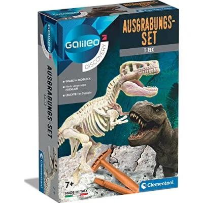 Afbeelding van Uitgraveerset T Rex fluorescerend (experimentkasten): licht in het donker