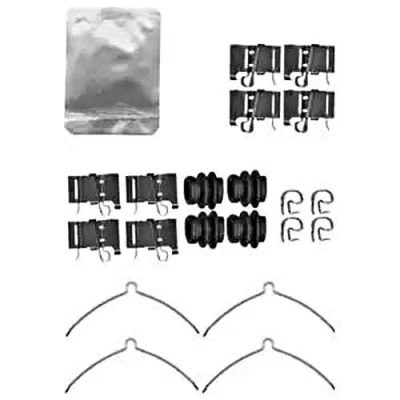 Afbeelding van DELPHI LX0609 Accessoireset, schijfremblok TOYOTA: RAV4 IV Off Road