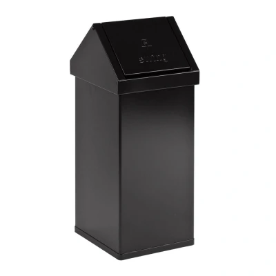 Afbeelding van Afvalbak 55ltr Carro Swing tuimeldeksel zwart