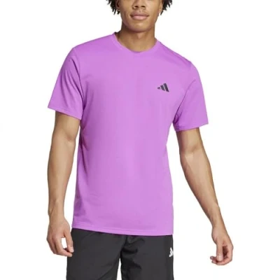 Afbeelding van adidas Performance TRES COMF TEE Tshirt basic Purple burst black, Heren, Maat: Small, black