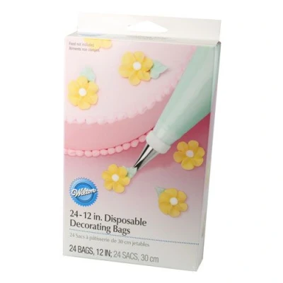 Afbeelding van Wilton Wegwerp Spuitzakken 30 cm, 24 stuks