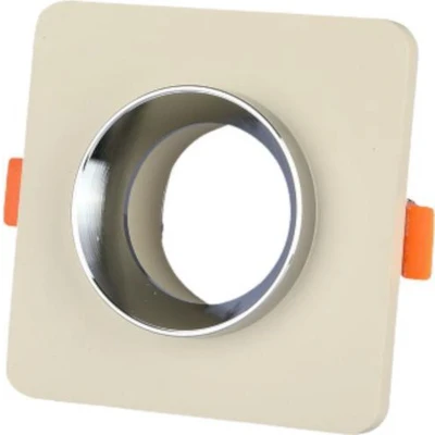 Afbeelding van V tac Inbouwspot Vt 862 Gu10 35w 10 X 4 Cm Ip20 Wit/zilver