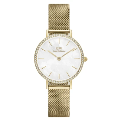 Afbeelding van Daniel Wellington Petite Lumine Bezel EVER Horloge goldcoloured, Maat: 28, Gold coloured