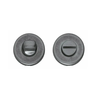 Afbeelding van Intersteel toilet /badkamersluiting met rozet oud grijs