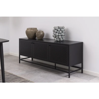 Afbeelding van Dressoir Valencia Zwart 160cm Giga Living