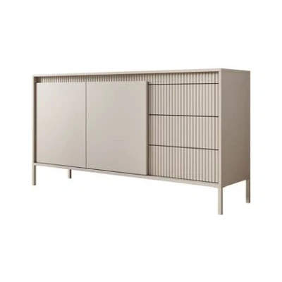 Afbeelding van Meubella Dressoir Saran Beige 153 cm