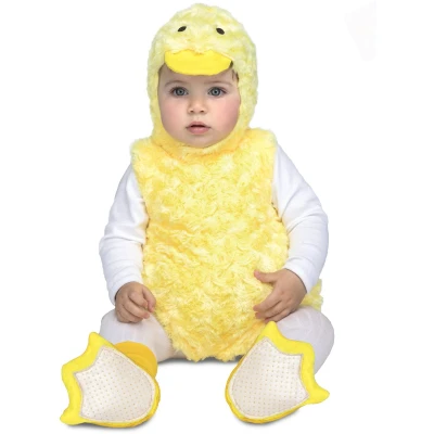 Afbeelding van Kostuums voor Baby&#039;s My Other Me Geel Eendje (4 Onderdelen) Maat 0 6 Maanden