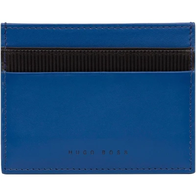 Afbeelding van Hugo Boss Matrix visitekaartjeshouder, Blauw, 8,94 x 8,03 0,12 inch, 3.94 in 3.03 0.12 in, visitekaartjeshouder