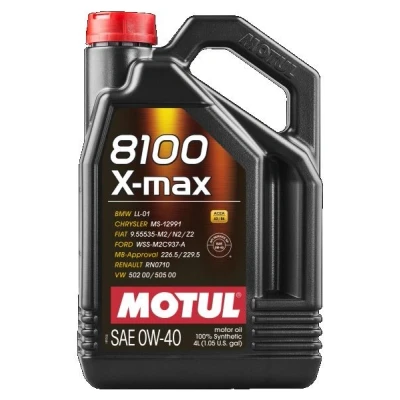 Afbeelding van Motul 8100 X Max A3/B4 0W40 4L 104532