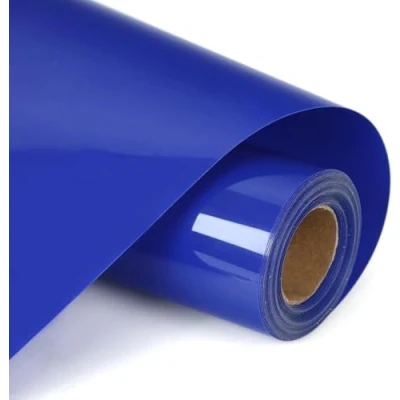 Afbeelding van Set thermo transfer vinylrollen, 30,5 cm x 3 m, koningsblauw