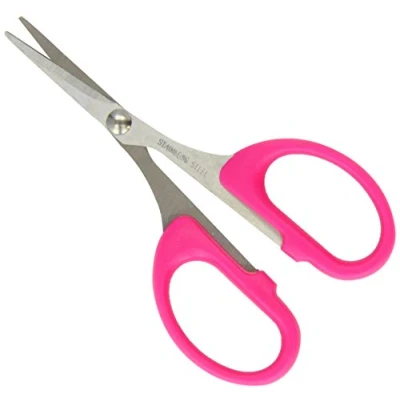 Afbeelding van Westcott E 13101 00 silhouetschaar roestvrij mes kunststof handvat roze 10,4 cm