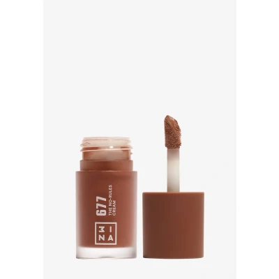 Afbeelding van 3ina THE Norules Cream 2in1: lip &amp; wang, Maat: 8 ml, 677 dark brown
