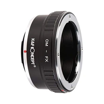 Afbeelding van K&amp;F Concept OM naar FX compatibele lensadapter voor Olympus Zuiko Fujifilm Fuji X mount lens XT2 XT20 XE3 XT1 T2