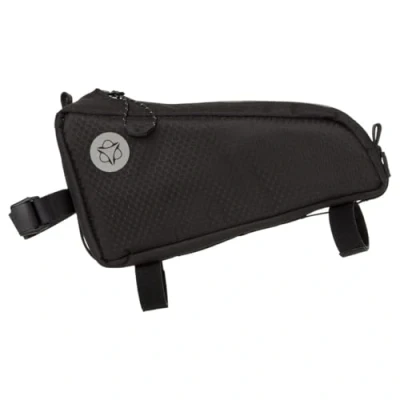 Afbeelding van AGU Bikepacking Top Tube Frametas Zwart 0,7L Waterafstotend Eenvoudige Montage 100% Gerecycled Polyester