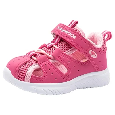 Afbeelding van Kangaroos Kirock LITE Sandalen voor kinderen, Maat: 21, Daisy pink/fuchsia pink Imitatieleer/ textiel