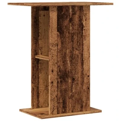 Afbeelding van Aquariumstandaard 36x60,5x72,5 cm bewerkt hout oud houtkleurig