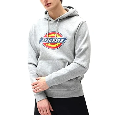 Afbeelding van Dickies Icon Logo Hoodie Heren Zwart Regular, Grijs Chinees
