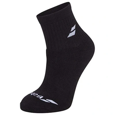 Afbeelding van Babolat Quarter 3 Pairs Pack Sokken sportsokken zwart Unisex