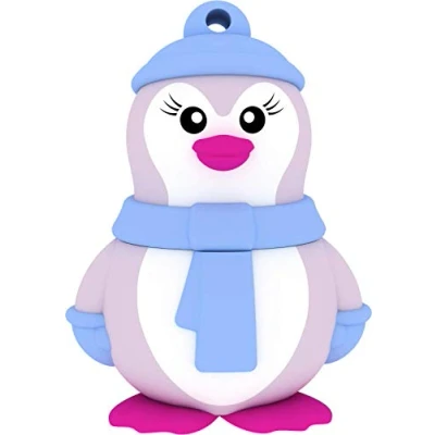 Afbeelding van Emtec ECMMD16GM335 USB stick 2.0 licentieserie collectie Animalitos 16 GB Lady Penguin figuur materiaal zachte gum