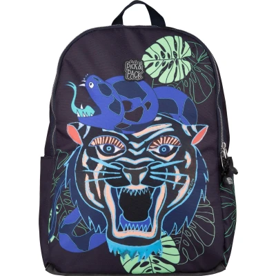 Afbeelding van Pick &amp; Pack Dangerous Cat AOP Backpack L carbon