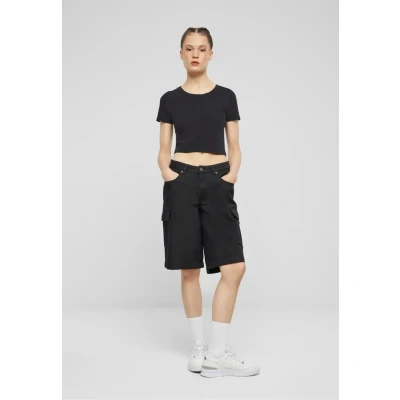 Afbeelding van Urban Classics Bermuda Jeansshort, Dames, Maat: 30, Black