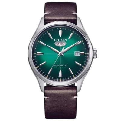 Afbeelding van Citizen NH8390 03XE Horloge Leer Bruin Ø 40 mm
