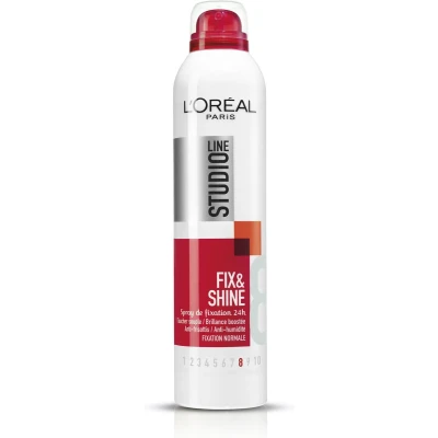 Afbeelding van L&#039;Oréal Paris Studio Line Fix &amp; Shine Fixing Spray Super Strong 250ML