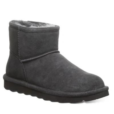Afbeelding van BEARPAW Alyssa Winterenkellaarzen voor dames Lamsvachtlaarzen 2130W 060 Graphite
